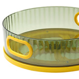 Maxbell Perfume Display Tray Large Capacity Cosmetic Storage Box for Countertop Green