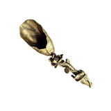 Maxbell Tea Spoon Shovel Brass Delicate Accessories for Tea Ceremony Home Restaurant