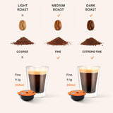 Maxbell Reusable Coffee Capsules Pod Tamper Spoon Brush Refillable Pod for style A