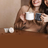 Maxbell Reusable Coffee Capsules Pod Tamper Spoon Brush Refillable Pod for style A
