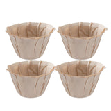 Maxbell Coffee Filter Cups Reusable Coffee Accessory Replacement for Kitchen 100pcs Filters Paper