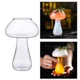 Maxbell Mushroom Glass Cup Wedding Gift Glassware Goblet Creative Designed Novelty