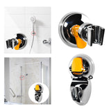 Maxbell Suction Cup Shower holder No Drill Adjustable Wall Mounted for RV 7cmx10.5cm