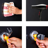 Maxbell Suction Cup Shower holder No Drill Adjustable Wall Mounted for RV 7cmx13.5cm
