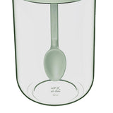Maxbell Spice Jar with Spoons Sugar Pots 250ml Salt Dispenser for Restaurant Green