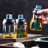 Maxbell Spice Jar with Spoons Sugar Pots 250ml Salt Dispenser for Restaurant Green