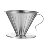 Maxbell Pour Over Coffee Dripper Stainless Steel Coffee Machine Accessories Washable Size L