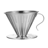 Maxbell Pour Over Coffee Dripper Stainless Steel Coffee Machine Accessories Washable Size L