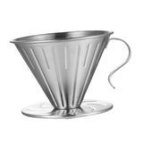 Maxbell Pour Over Coffee Dripper Stainless Steel Coffee Machine Accessories Washable Size L
