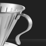 Maxbell Pour Over Coffee Dripper Stainless Steel Coffee Machine Accessories Washable Size L