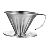 Maxbell Pour Over Coffee Dripper Stainless Steel Coffee Machine Accessories Washable Size S