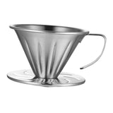 Maxbell Pour Over Coffee Dripper Stainless Steel Coffee Machine Accessories Washable Size S
