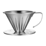 Maxbell Pour Over Coffee Dripper Stainless Steel Coffee Machine Accessories Washable Size S