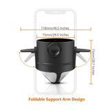 Maxbell Reusable Coffee Filter Funnel Baskets Foldable Bracket for Kitchen Camping