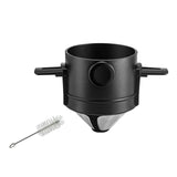 Maxbell Reusable Coffee Filter Funnel Baskets Foldable Bracket for Kitchen Camping