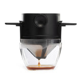 Maxbell Reusable Coffee Filter Funnel Baskets Foldable Bracket for Kitchen Camping