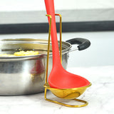 Maxbell Soup Ladle Rack Holder Upright Single Cooking Utensil Holder for Hotpot