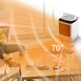 Maxbell Electric Heater with 2 Settings 800W Timer for Indoor Use Home Desk