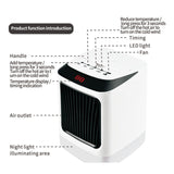 Maxbell Electric Heater with 2 Settings 800W Timer for Indoor Use Home Desk