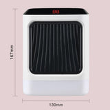 Maxbell Electric Heater with 2 Settings 800W Timer for Indoor Use Home Desk