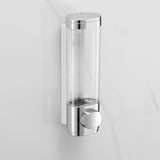 Maxbell Hand Soap Dispenser Wall Mounted Shower Soap for Bathroom Hotel Washroom Silver Single