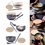 Maxbell Large Noodles Chinese Style Stackable Round for Fruit Snacks Cereal White
