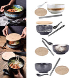 Maxbell Large Noodles Chinese Style Stackable Round for Fruit Snacks Cereal White