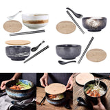Maxbell Large Noodles Chinese Style Stackable Round for Fruit Snacks Cereal White