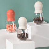 Maxbell Manual Pepper or Salt Grinder Adjustable Coarseness 150ml for Household White
