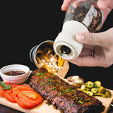 Maxbell Manual Pepper or Salt Grinder Adjustable Coarseness 150ml for Household White