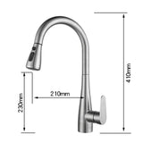 Maxbell Stainless Steel Kitchen Sink Faucets Mixer Tap for Kitchen Bathroom RV