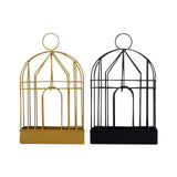 Maxbell Bird Cage Incense Holder Hanging Shelf for Bedroom Indoor Outdoor Decoration Gold