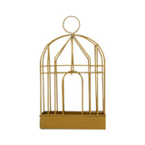 Maxbell Bird Cage Incense Holder Hanging Shelf for Bedroom Indoor Outdoor Decoration Gold