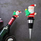 Maxbell Bottle Stopper Christmas Santa Reusable E