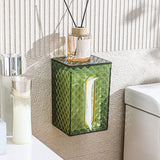 Maxbell Toilet Paper Tissue Wall Mounted Decorate Modern Storage for Bathroom Green