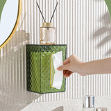 Maxbell Toilet Paper Tissue Wall Mounted Decorate Modern Storage for Bathroom Green