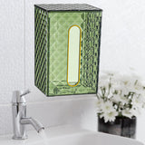 Maxbell Toilet Paper Tissue Wall Mounted Decorate Modern Storage for Bathroom Green