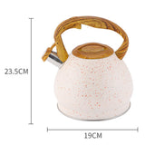 Maxbell Stainless Steel Whistling Kettle Water Milk Kettle Anti Scald Handle 3.5L