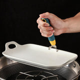 Maxbell Dish Plate Clip Dish Holder Dish Gripper for Restaurant Bakery Kitchen White