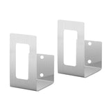 Maxbell Hanging Wall Mount Storage Rack Stainless Steel for Kitchen Home Utensils Silver