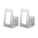 Maxbell Hanging Wall Mount Storage Rack Stainless Steel for Kitchen Home Utensils Silver