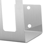Maxbell Hanging Wall Mount Storage Rack Stainless Steel for Kitchen Home Utensils Silver