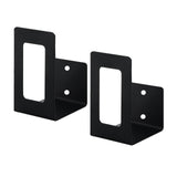Maxbell Hanging Wall Mount Storage Rack Stainless Steel for Kitchen Home Utensils Black