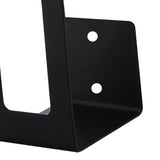 Maxbell Hanging Wall Mount Storage Rack Stainless Steel for Kitchen Home Utensils Black