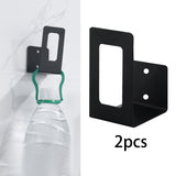 Maxbell Hanging Wall Mount Storage Rack Stainless Steel for Kitchen Home Utensils Black