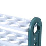 Maxbell 3 Layer Flip Fridge Egg Tray Container Eggs Tray Bins with Handle for Table white