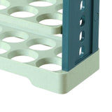 Maxbell 3 Layer Flip Fridge Egg Tray Container Eggs Tray Bins with Handle for Table green