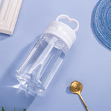 Maxbell Drink Shaker Bottle bottles with Handle for Shakes Kitchen White