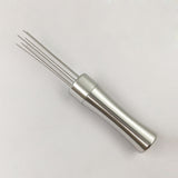 Maxbell Manual Espresso Distribution Tool Professional Metal Durable for Bars Office Argent