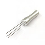 Maxbell Manual Espresso Distribution Tool Professional Metal Durable for Bars Office Argent